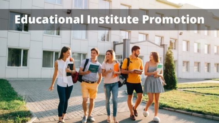 Large educatioal institute promotion