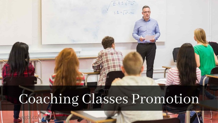 Large coaching classes promotion