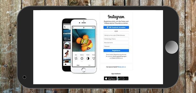 Large instagram business marketing